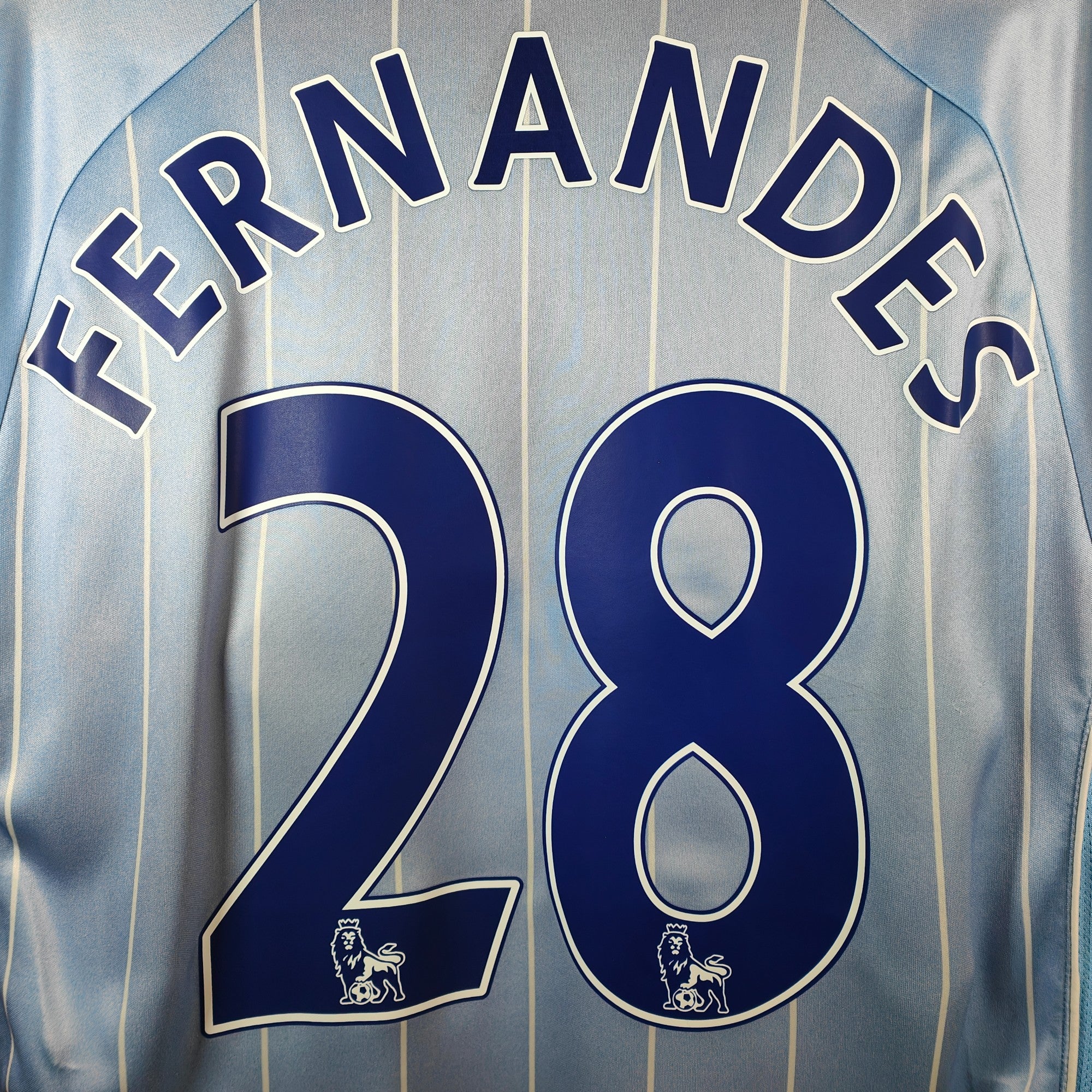 2007-08 Manchester City Home Shirt Fernandes 