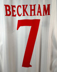 1999-01 England Home Shirt Beckham 