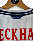 1999-01 England Home Shirt Beckham 