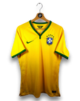 2014-15 Brazil Player Version Home Shirt (M)