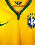 2014-15 Brazil Player Version Home Shirt (M)