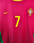 2002-04 Portugal Home Shirt Figo 