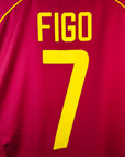 2002-04 Portugal Home Shirt Figo 