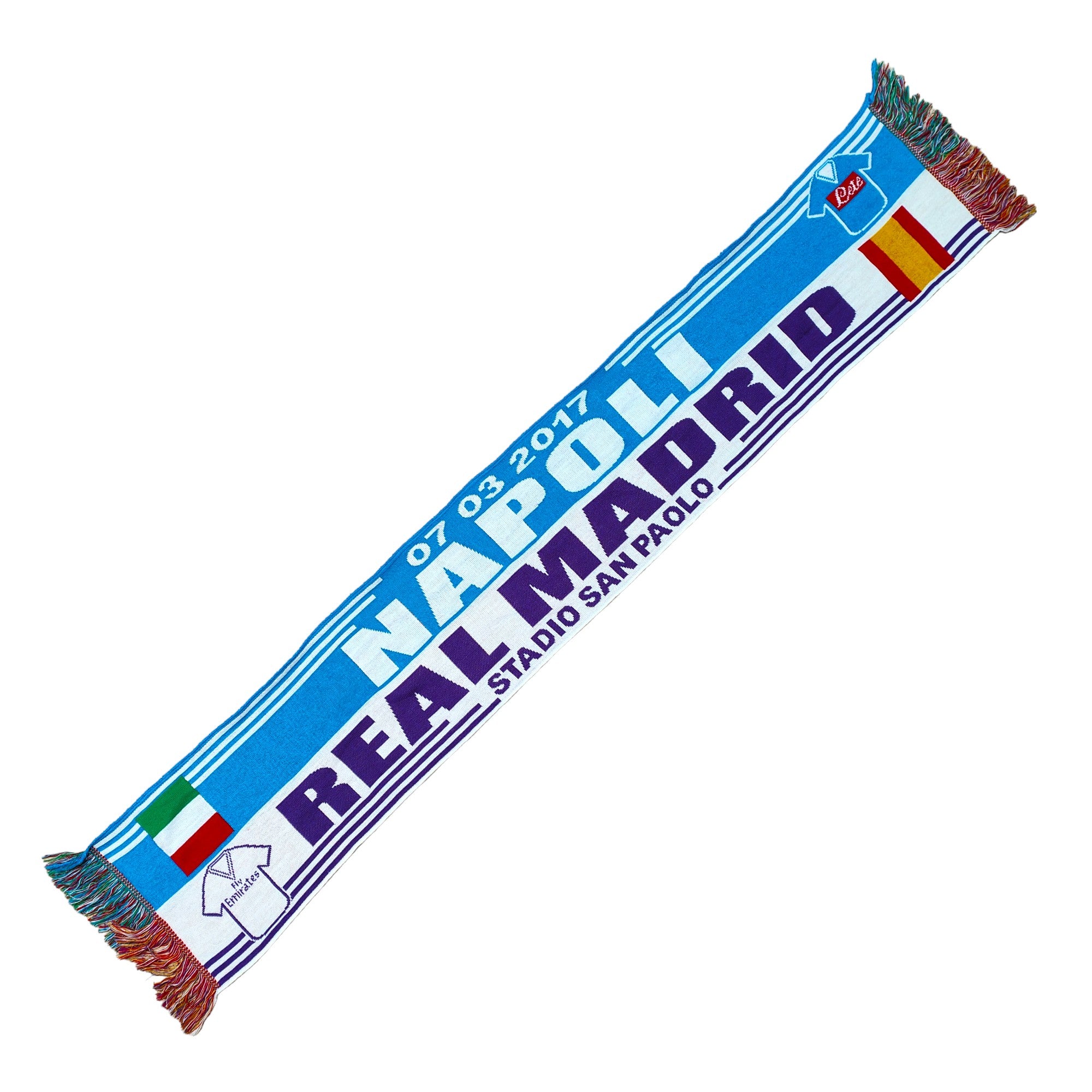 Napoli vs Real Madrid Scarf