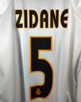 2004-05 Real Madrid Home Shirt Zidane 