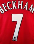 2000-02 Manchester United Home Shirt Beckham 