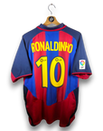 FC Barcelona Home Shirt Ronaldinho 