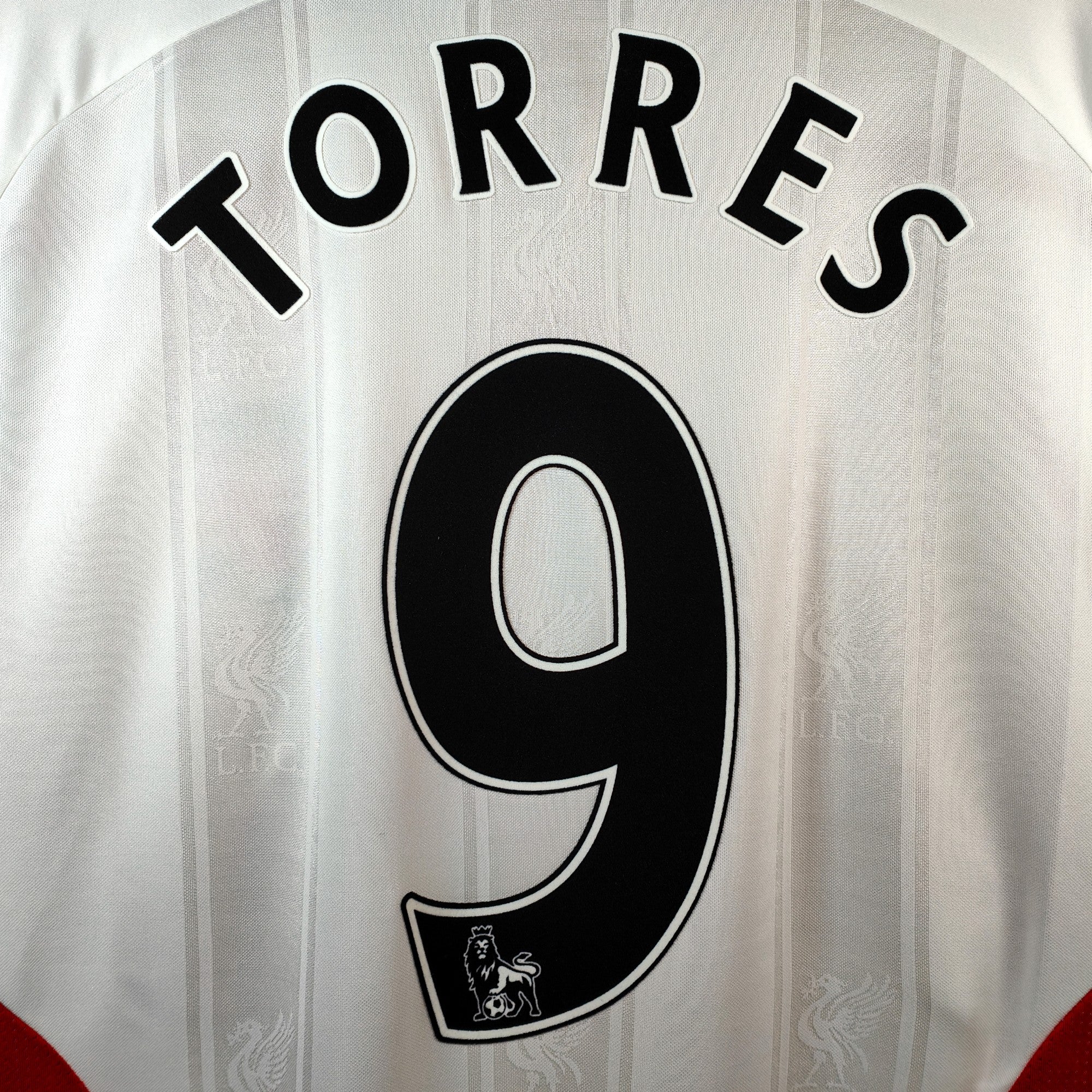 2007-08 Liverpool Away Shirt Torres 