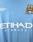 2009-10 Manchester City Home Shirt Tevez 