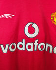 2000-02 Manchester United Home Shirt Stam 