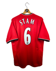 2000-02 Manchester United Home Shirt Stam 