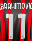 2021-22 AC Milan Home Shirt Ibrahimovic 