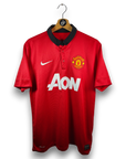 2013-14 Manchester United Home Shirt Vidic 