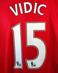 2013-14 Manchester United Home Shirt Vidic 