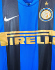 2008-09 Inter Milan Home Shirt Figo 