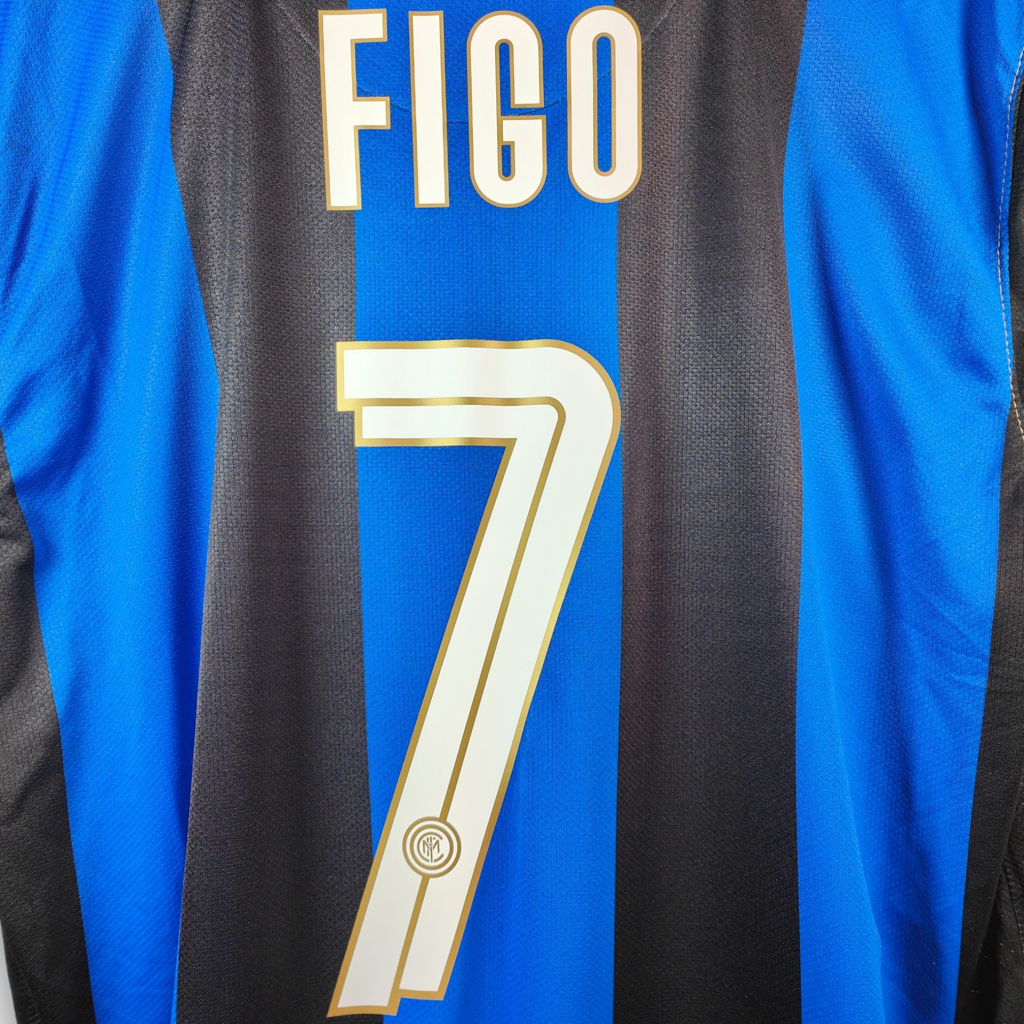 2008-09 Inter Milan Home Shirt Figo 