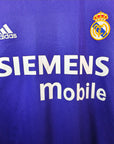 2002-03 Real Madrid Centenary Third Shirt Zidane 