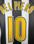 2004-05 Juventus Home Shirt Del Piero 