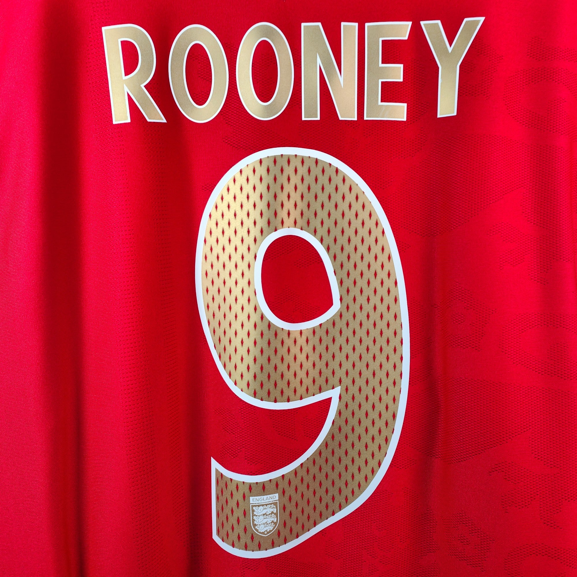 2006-08 England Away Shirt Rooney 