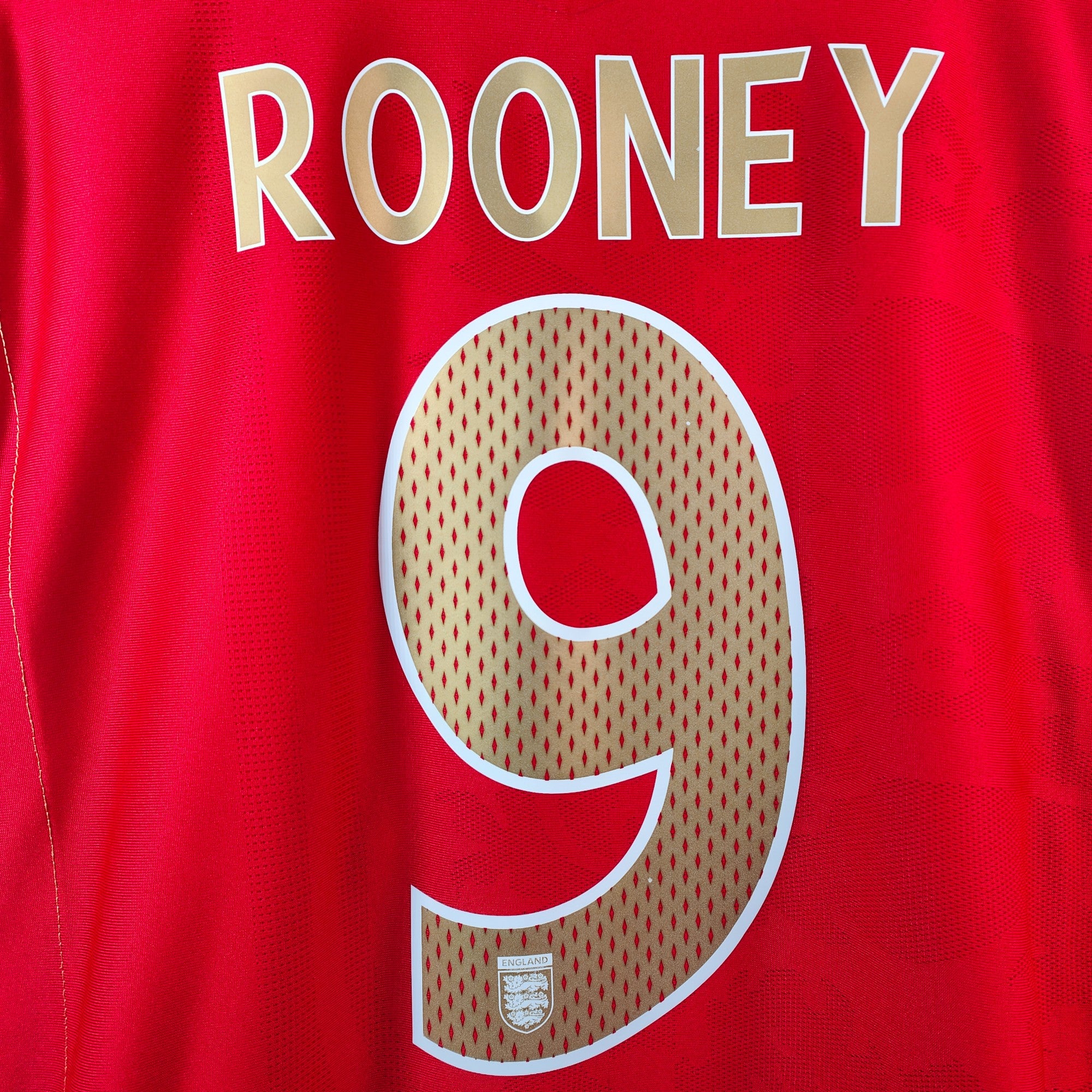 2006-08 England Away Shirt Rooney 