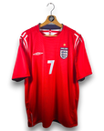 2004-06 England Away Shirt Beckham 