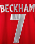 2004-06 England Away Shirt Beckham 