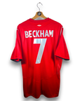 2004-06 England Away Shirt Beckham 