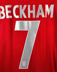 2004-06 England Away Shirt Beckham 