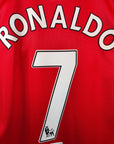 2007-09 Manchester United Home Shirt Ronaldo 