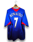 2005-06 Manchester United Away Shirt Ronaldo 