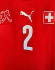 2014-15 Switzerland Home Shirt Lichtsteiner 