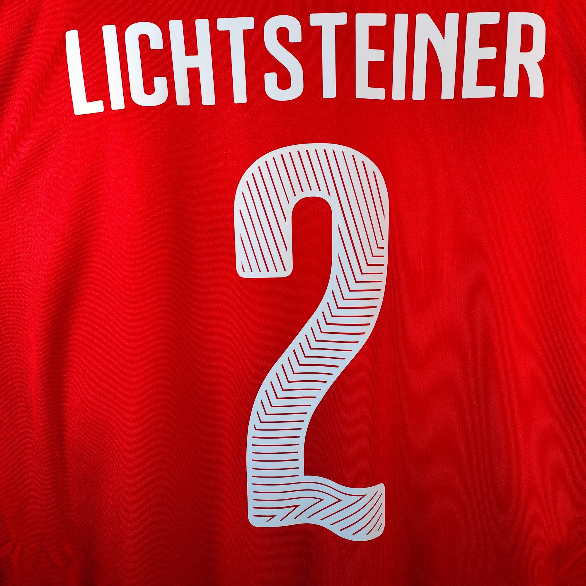 2014-15 Switzerland Home Shirt Lichtsteiner 