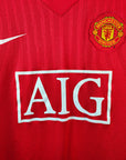 2007-09 Manchester United Home Shirt Ronaldo 