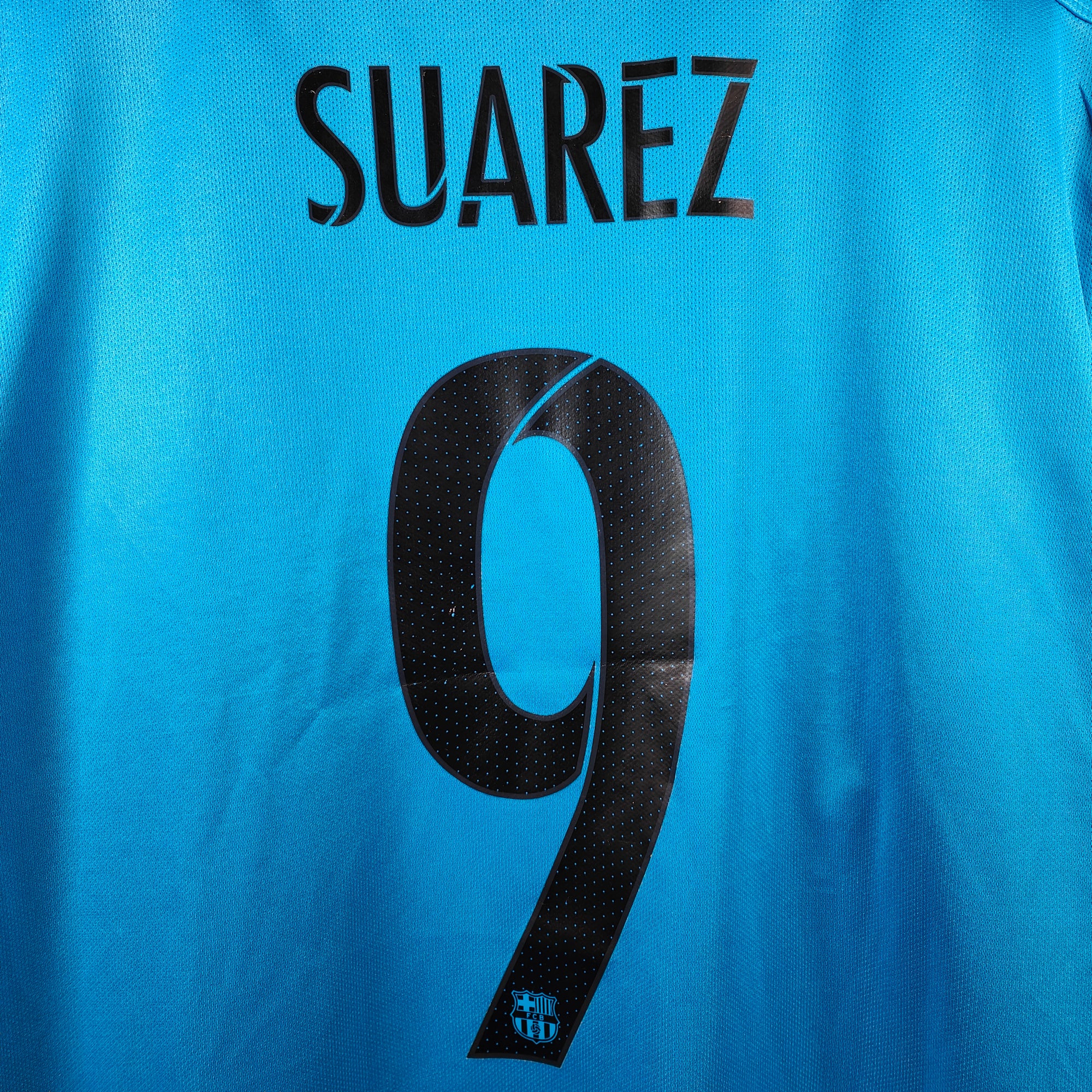 2015-16 FC Barcelona Third Shirt Suarez 