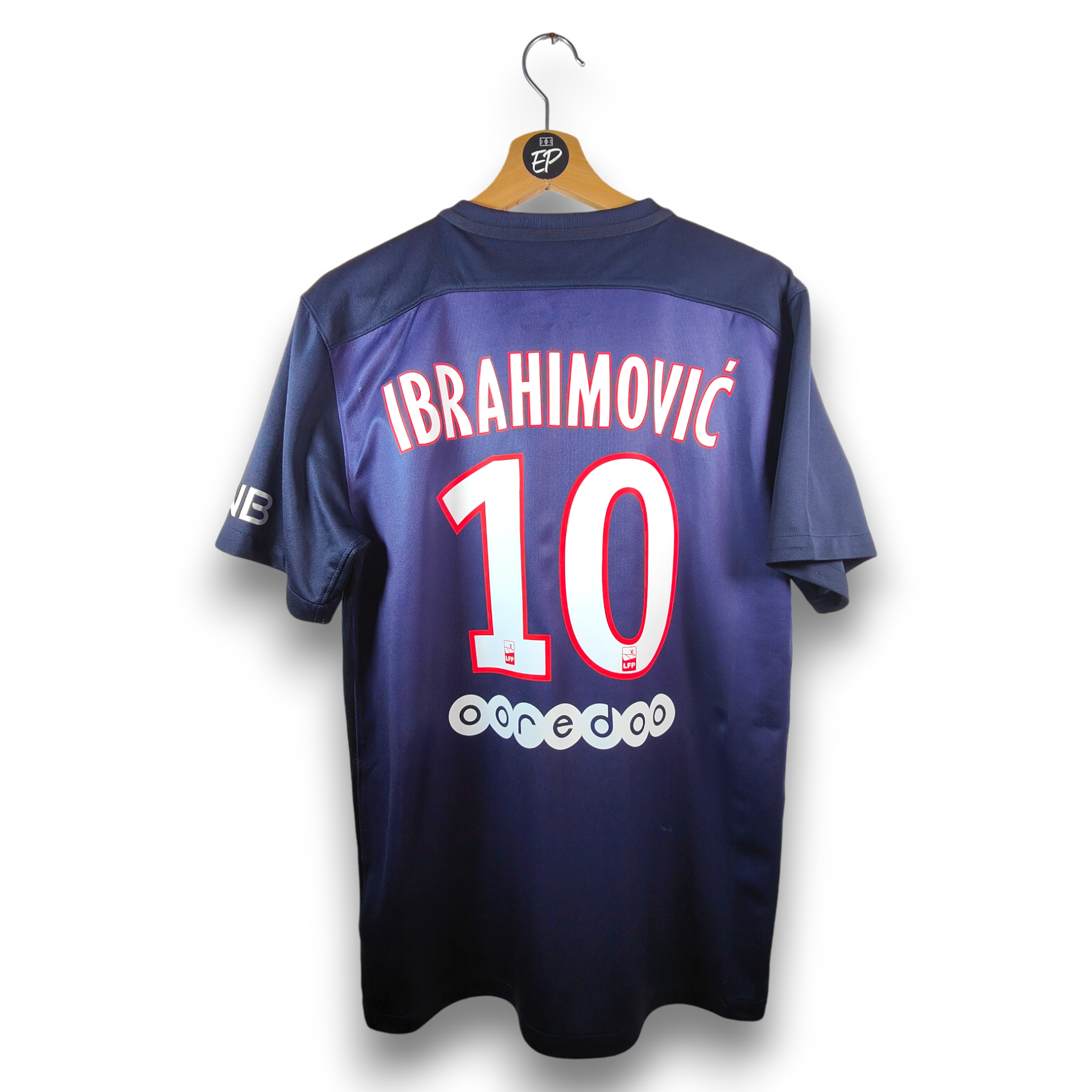 2015-16 PSG Home Shirt Ibrahimovic #10 - 7.5/10 - (M