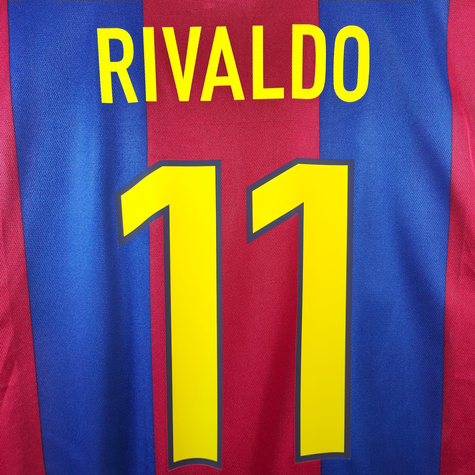 1998-99 FC Barcelona Home Shirt Rivaldo 