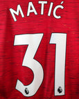 2020-21 Manchester United Home Shirt Matic 