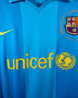 2007-08 FC Barcelona Away Shirt Messi 