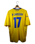 2007-09 Sweden Home Shirt Larsson 