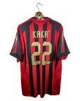 2005-06 AC Milan Home Shirt Kaka 