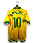 2006-08 Brazil Home Shirt Ronaldinho 