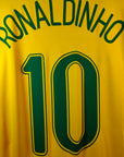 2006-08 Brazil Home Shirt Ronaldinho 