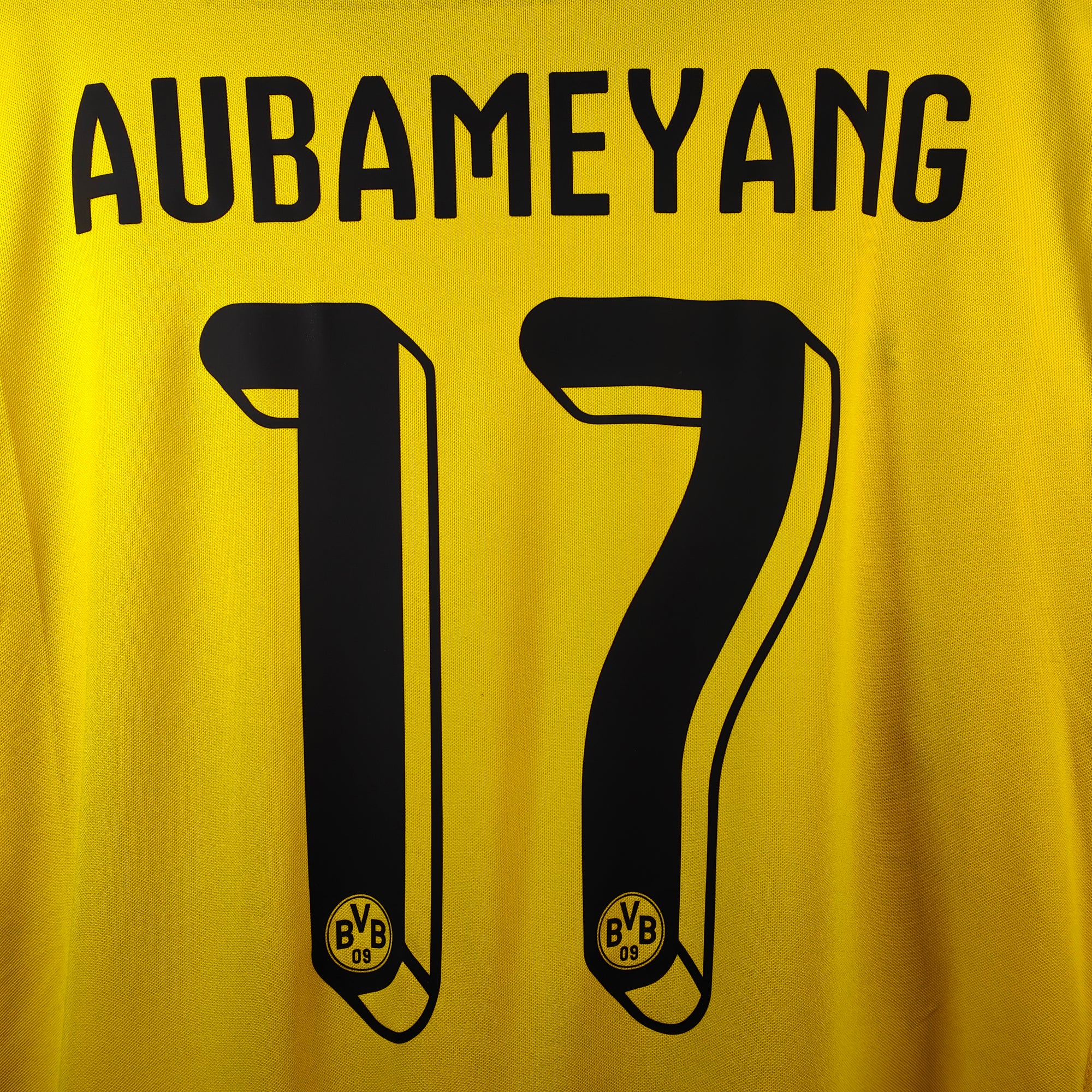 2015-16 Dortmund Home Shirt Aubameyang 