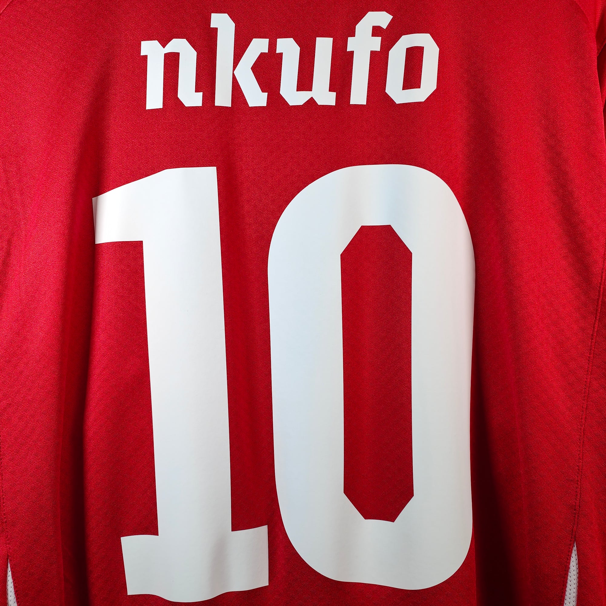 2010-11 Switzerland Home Shirt Nkufo 