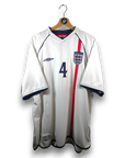 2001-03 England Home Shirt Gerrard 