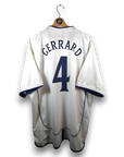 2001-03 England Home Shirt Gerrard 