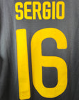 2011-12 FC Barcelona LS Away Shirt Sergio 