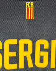 2011-12 FC Barcelona LS Away Shirt Sergio 