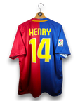 2008-09 FC Barcelona Home Shirt Henry 