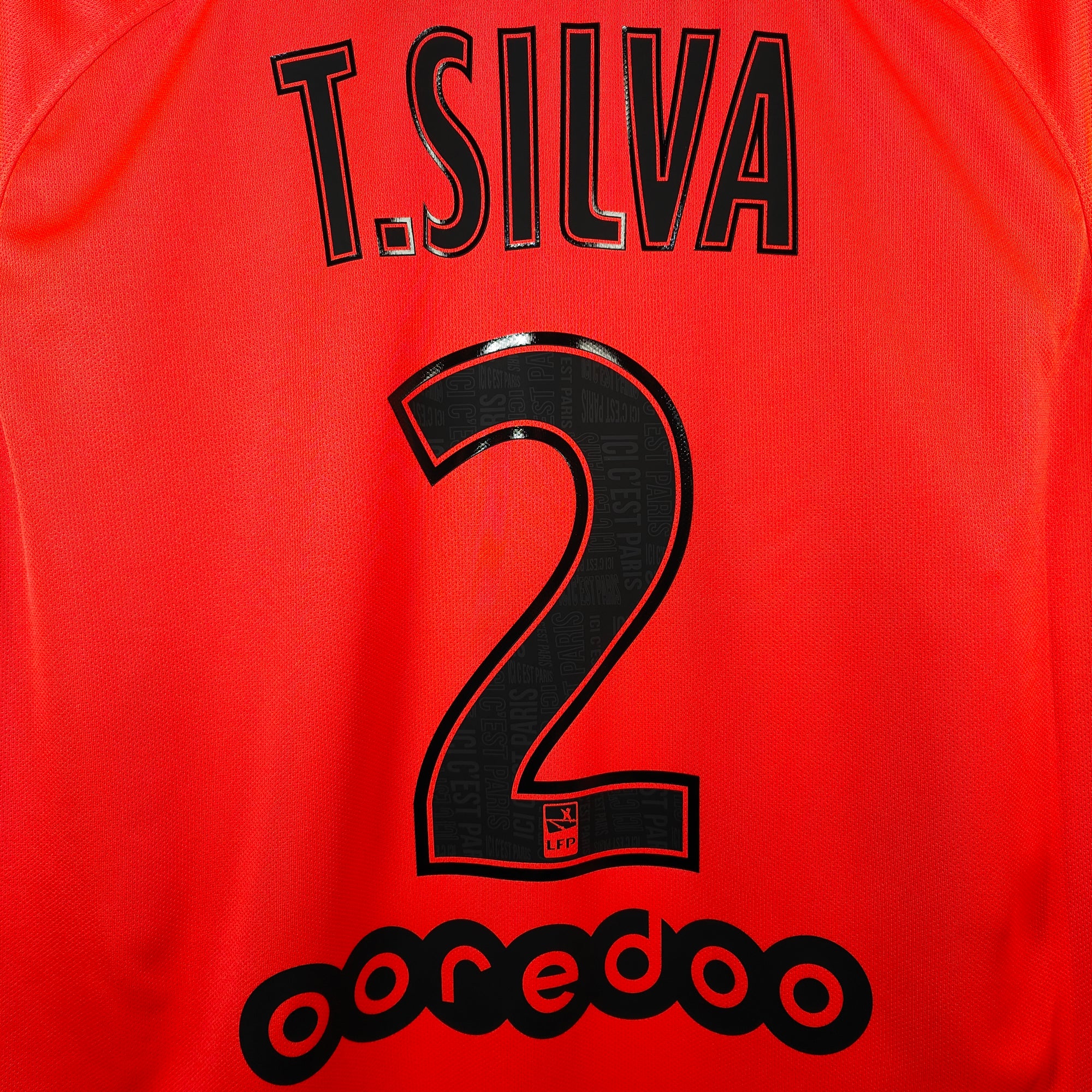 2019-20 PSG Away Shirt Thiago Silva 